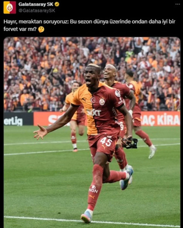 Galatasaray'dan Acun Ilıcalı'ya Victor Osimhen göndermesi: "Meraktan soruyoruz!" - Resim : 1