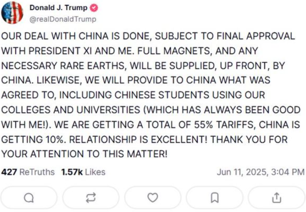 ABD Başkanı Trump: Çin ile anlaşmamız tamamlandı - Resim : 1