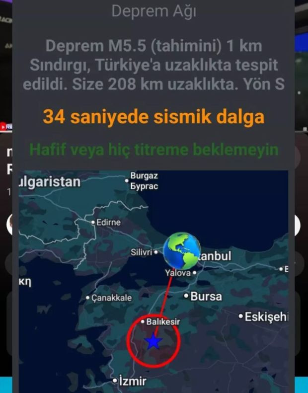 Yine aynı kabusu yaşadılar! 'Deprem Ağı' uygulamasından yanlış alarm - Resim : 1
