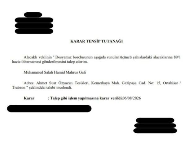 İmzayı atalı daha 2 gün olmuştu! Trabzonspor'da Salah şoku: Maaşına haciz geldi - Resim : 1