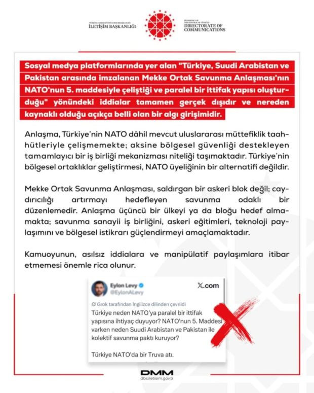 DMM'den "Mekke Ortak Savunma Anlaşması" iddialarına yalanlama - Resim : 4