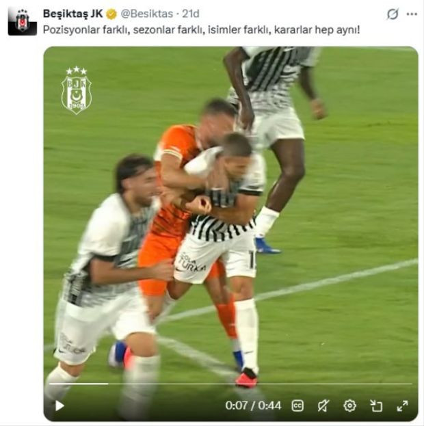 Tepkiler dinmiyor! Beşiktaş'tan bir paylaşım daha - Resim : 1