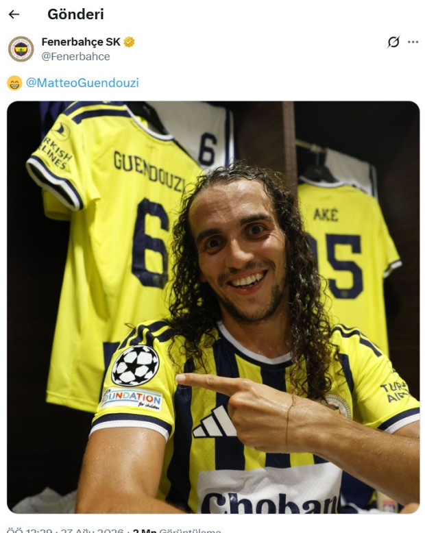 Fenerbah&ccedil;e'den ma&ccedil; biter bitmez flaş paylaşım - Resim : 1