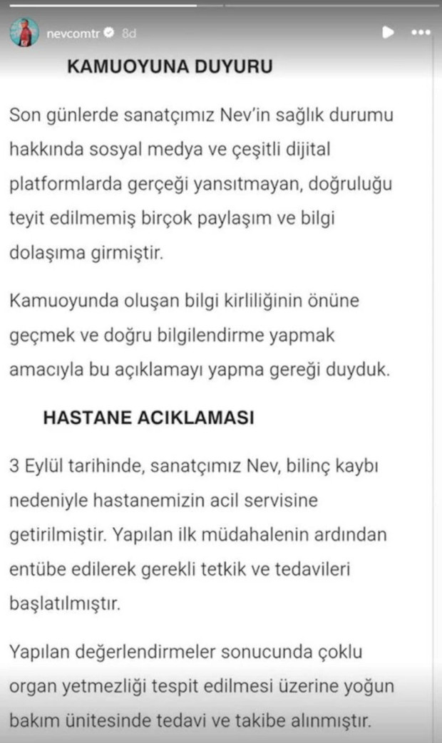 Şarkıcı Nev'den &uuml;zen haber! Ent&uuml;be edildi - Resim : 1