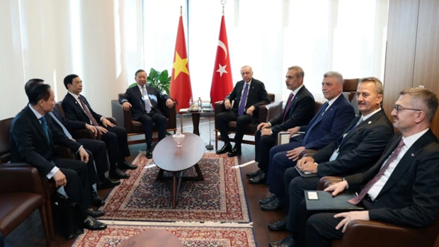 Cumhurbaşkanı Erdoğan'ın ABD'de diplomasi trafiği - Resim : 1
