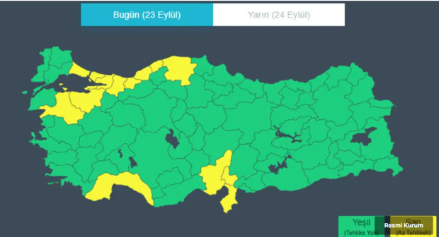 İstanbul için sel uyarısı: Ani sıcaklık düşüşü ve şiddetli yağış bekleniyor - Resim : 1