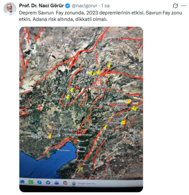 Naci Görür'den Adana depremi açıklaması: Adana risk altında mı? - Resim : 2