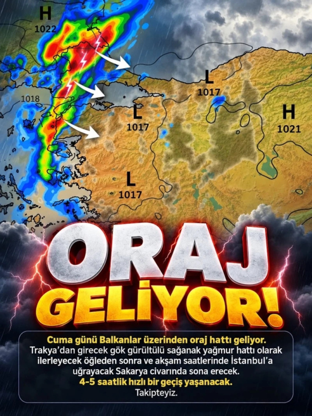 Balkanlar'dan gelen yağış hattı İstanbul'u vuracak: Saatler sürecek - Resim : 2