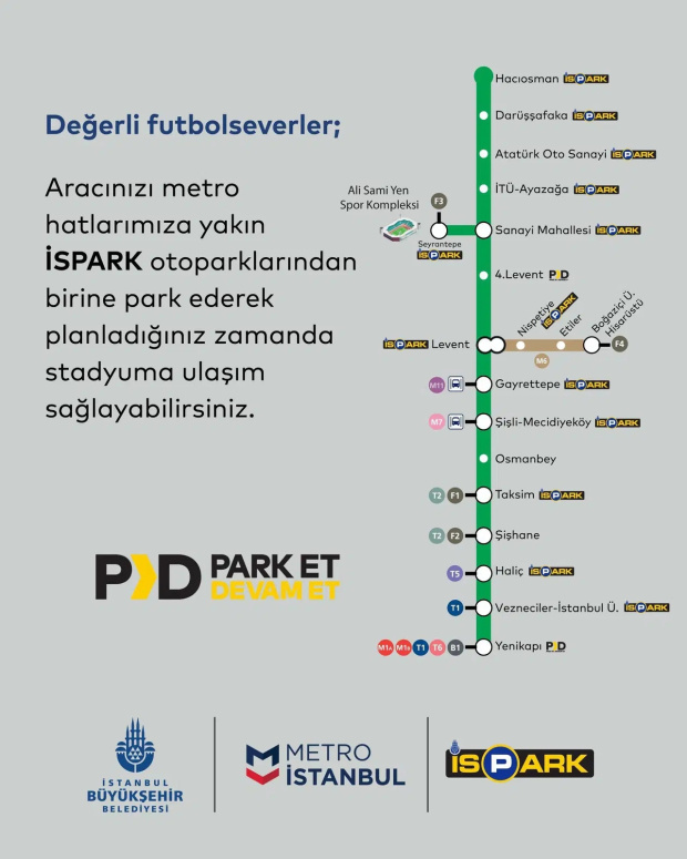 Metro İstanbul'dan Galatasaray-Fenerbahçe derbisi ayarı: Sefer saatleri değişti, ek trenler konuldu - Resim : 2