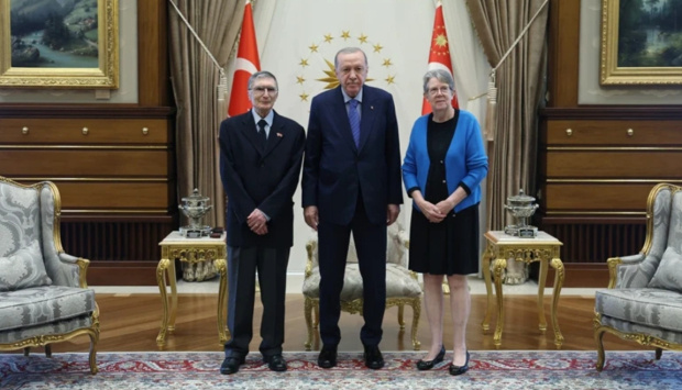 Cumhurbaşkanı Erdoğan, Prof. Dr. Aziz Sancar'ı kabul etti - Resim : 2