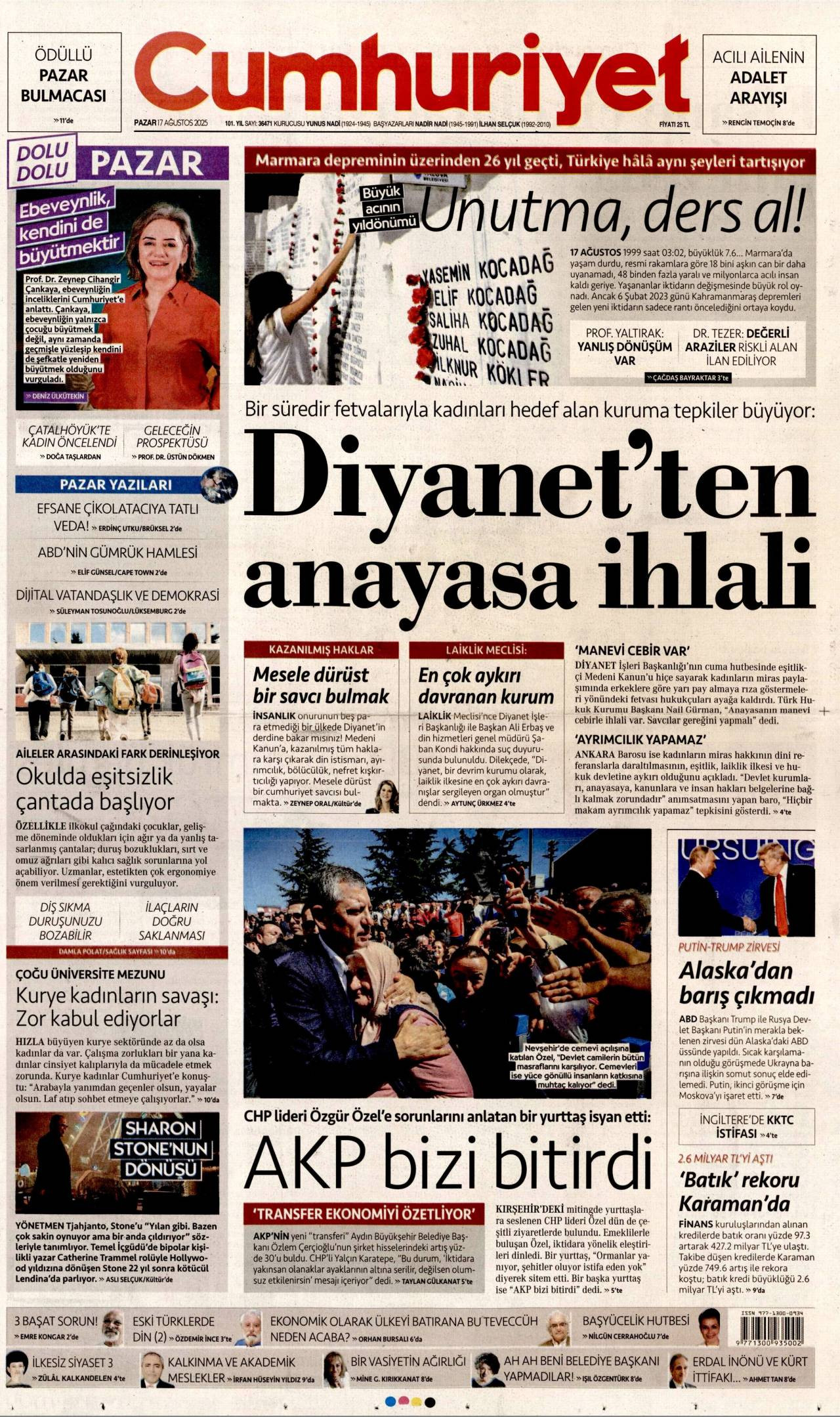 Cumhuriyet gazetesi oku