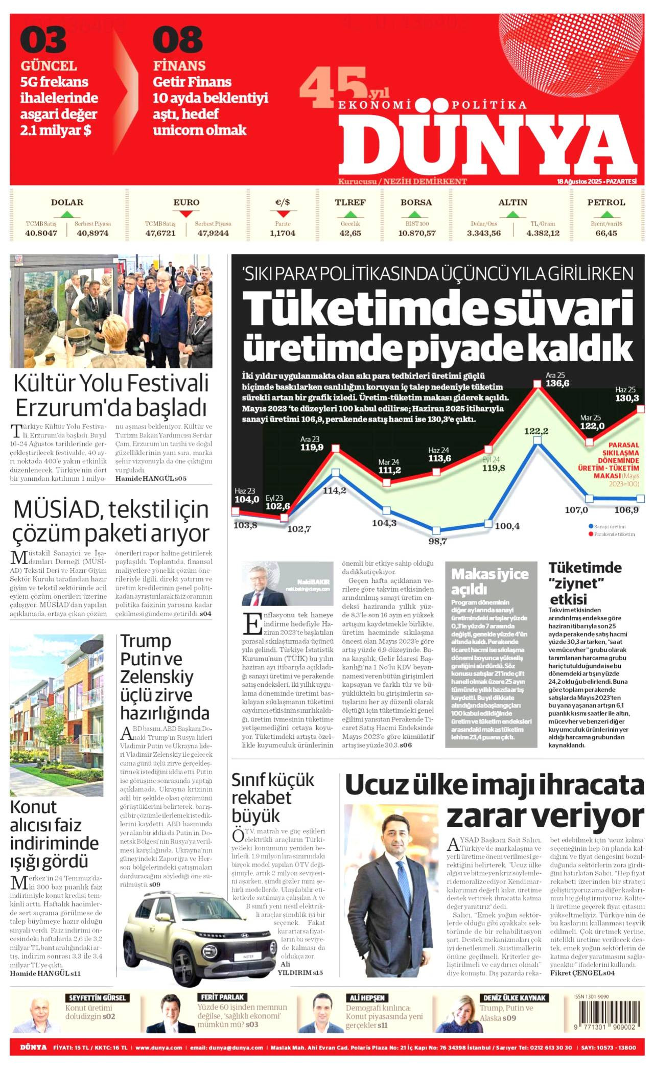 Dünya gazetesi oku
