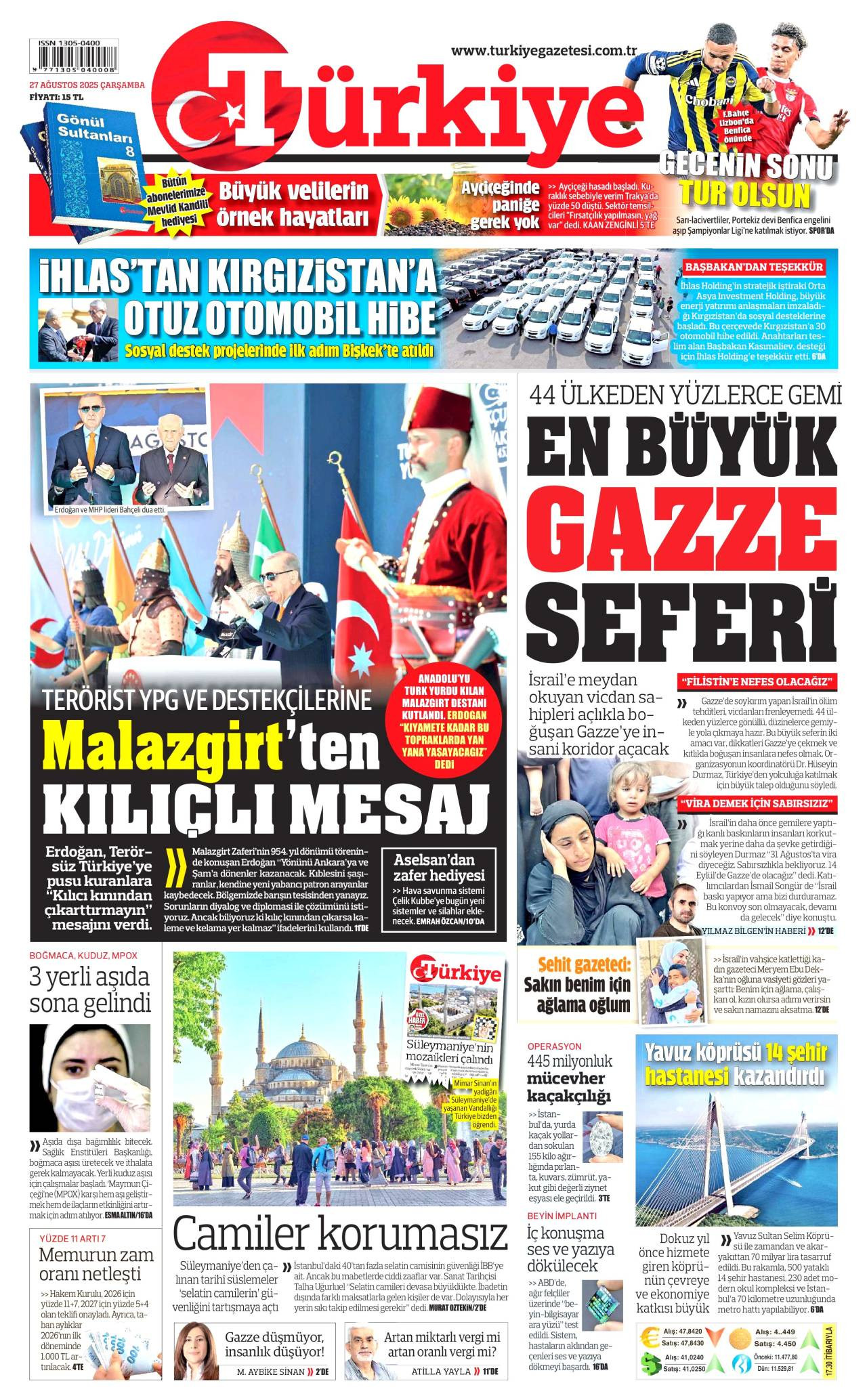 Türkiye gazetesi oku