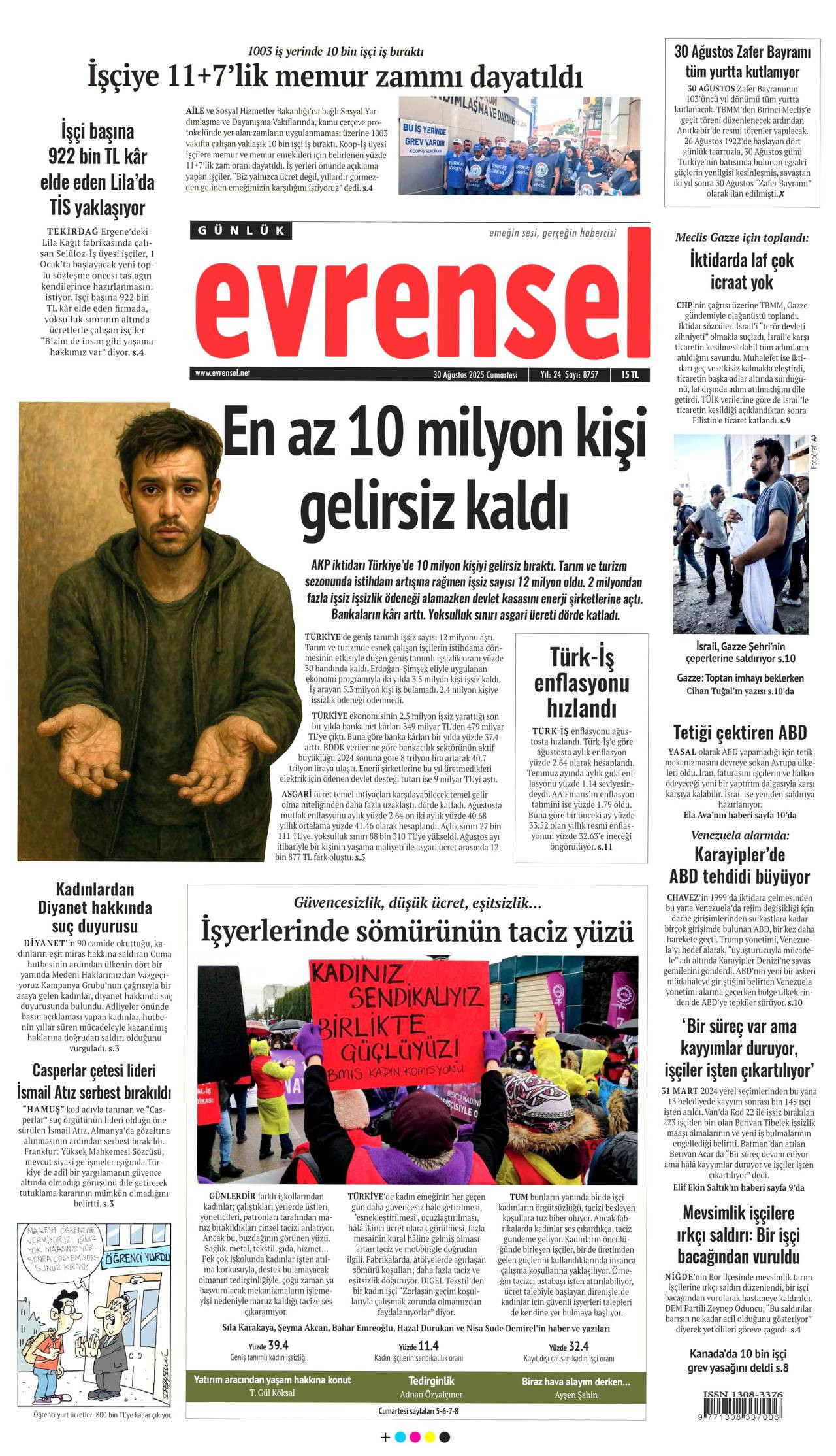Günlük Evrensel gazetesi oku