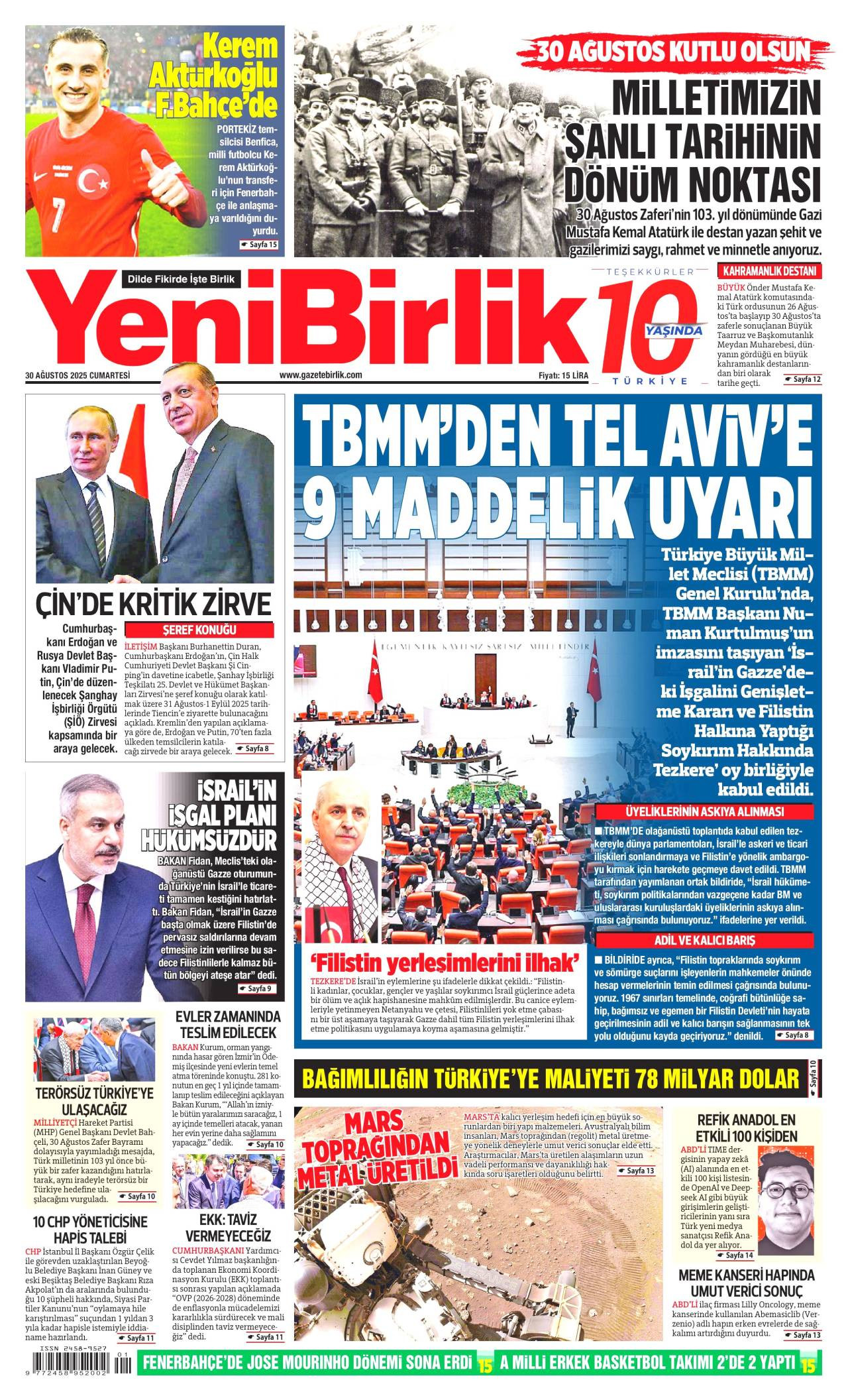Yeni Birlik gazetesi oku