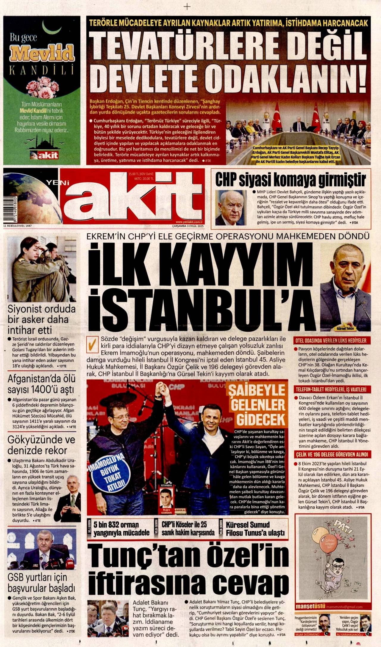 Yeni Akit gazetesi oku