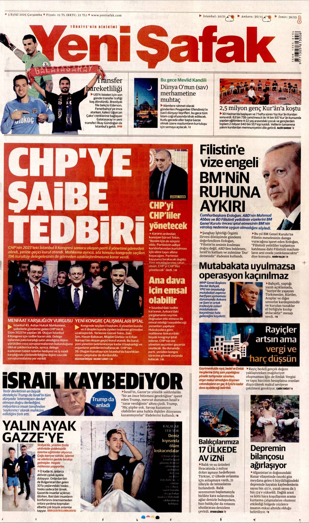 Yeni Şafak gazetesi oku