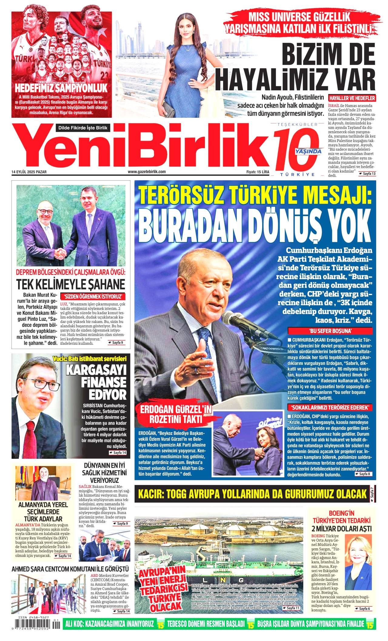 Yeni Birlik gazetesi oku