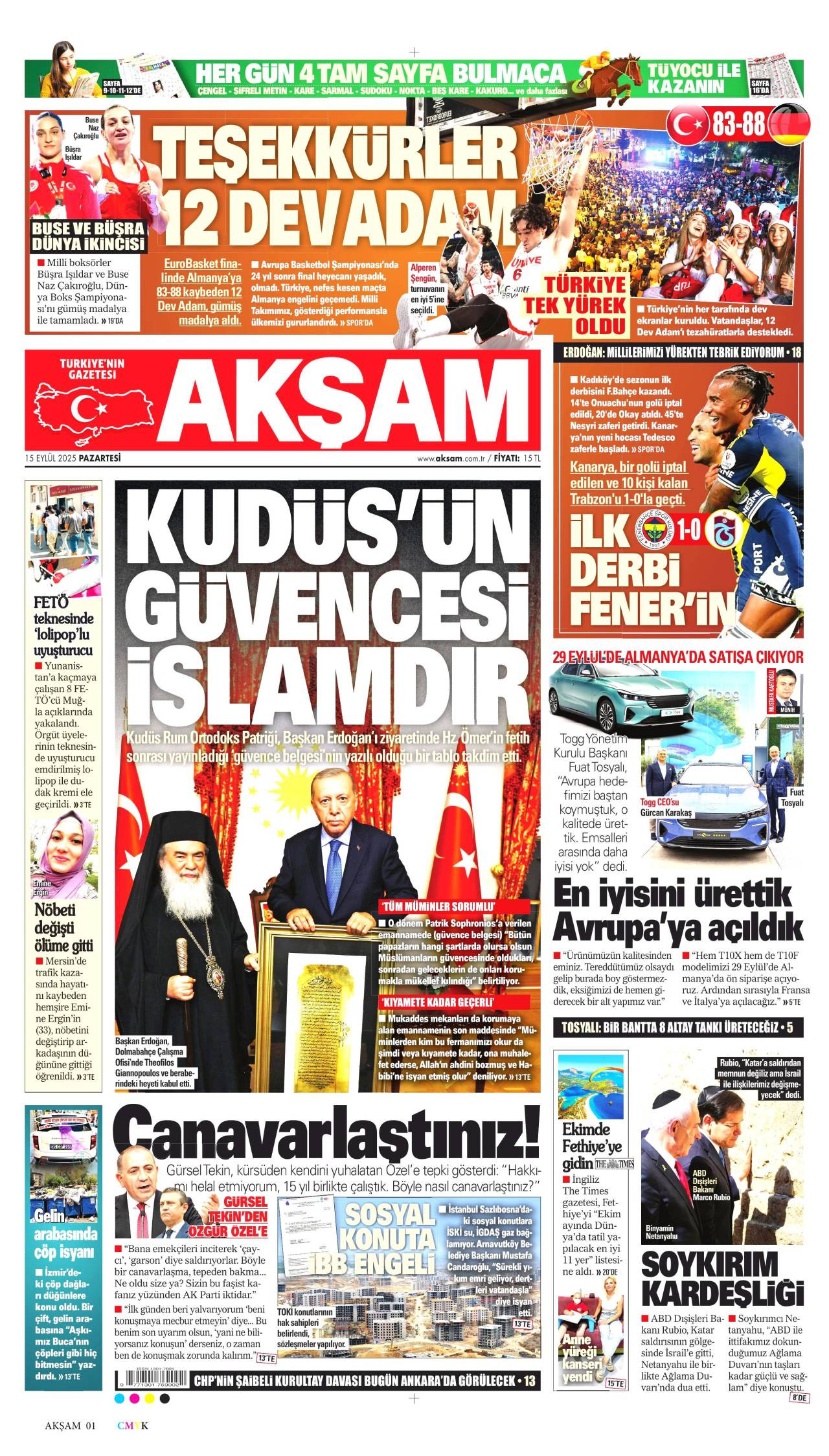 Akşam gazetesi oku