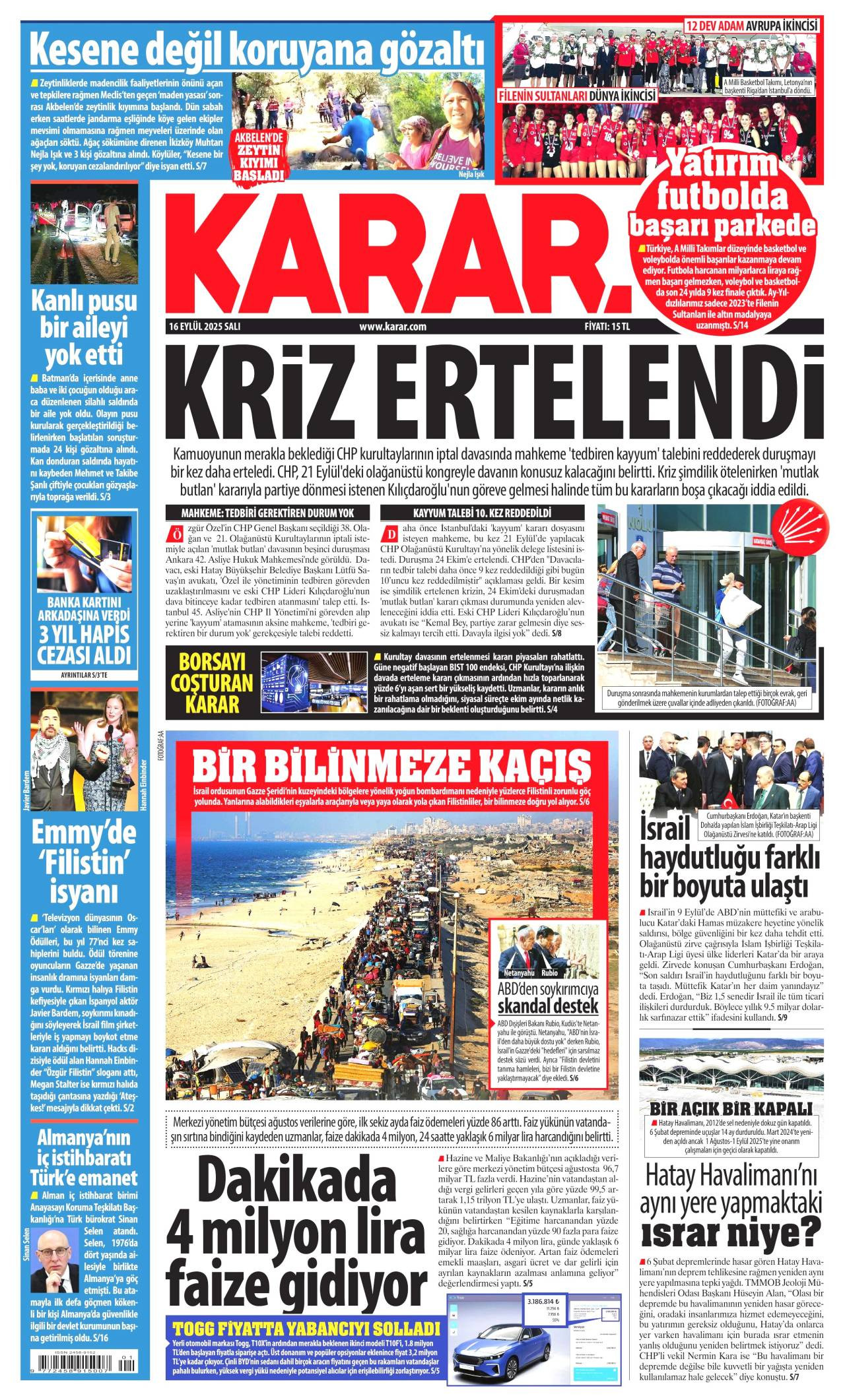 Karar gazetesi oku