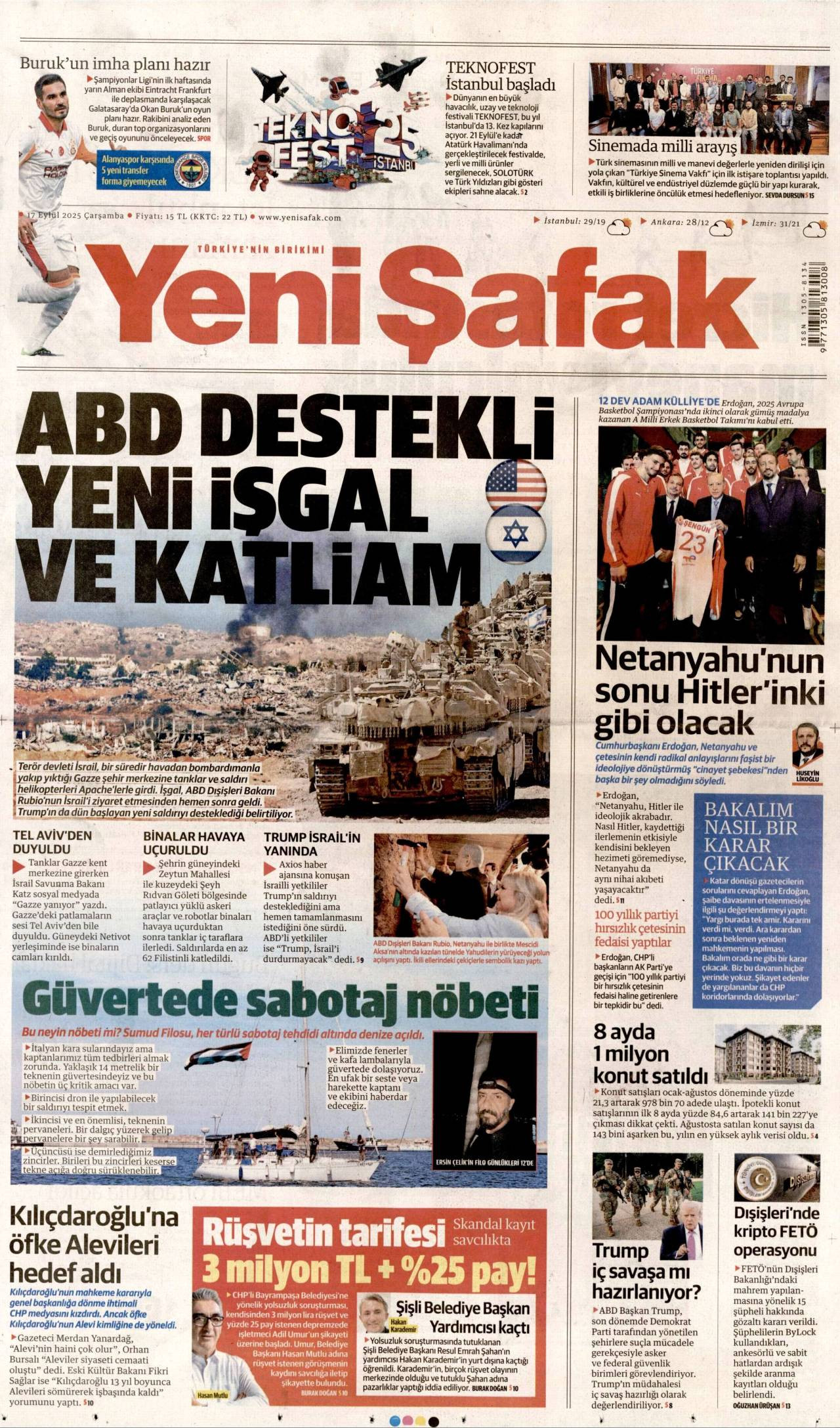Yeni Şafak gazetesi oku