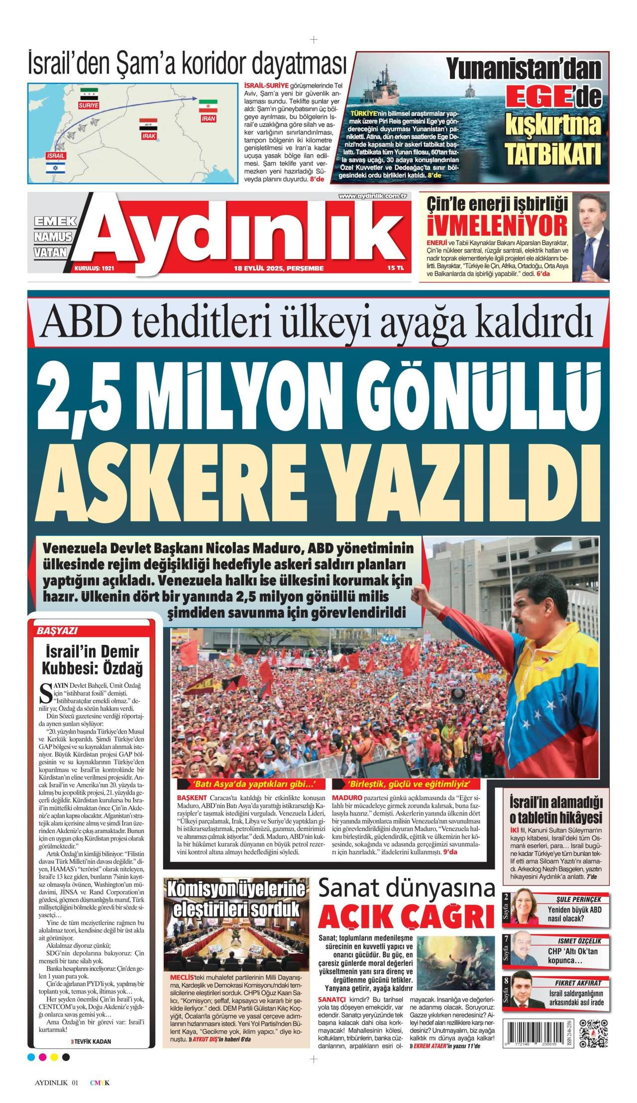 Aydınlık gazetesi oku
