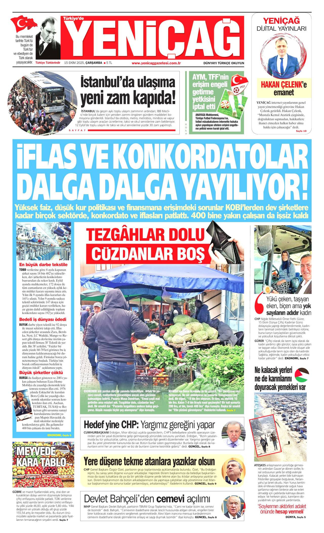 Yeniçağ gazetesi oku