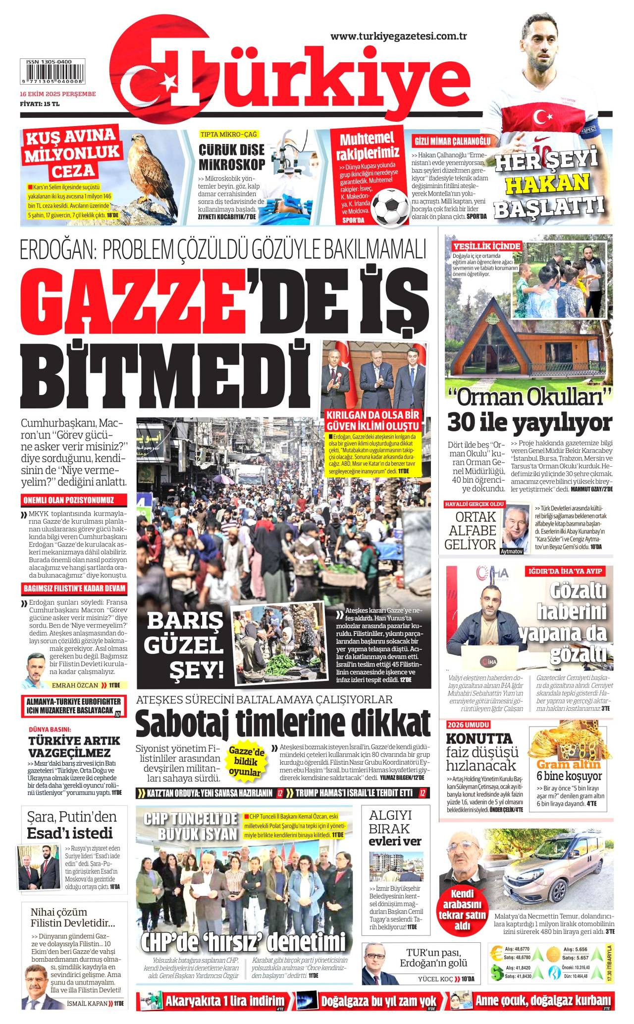 Türkiye gazetesi oku