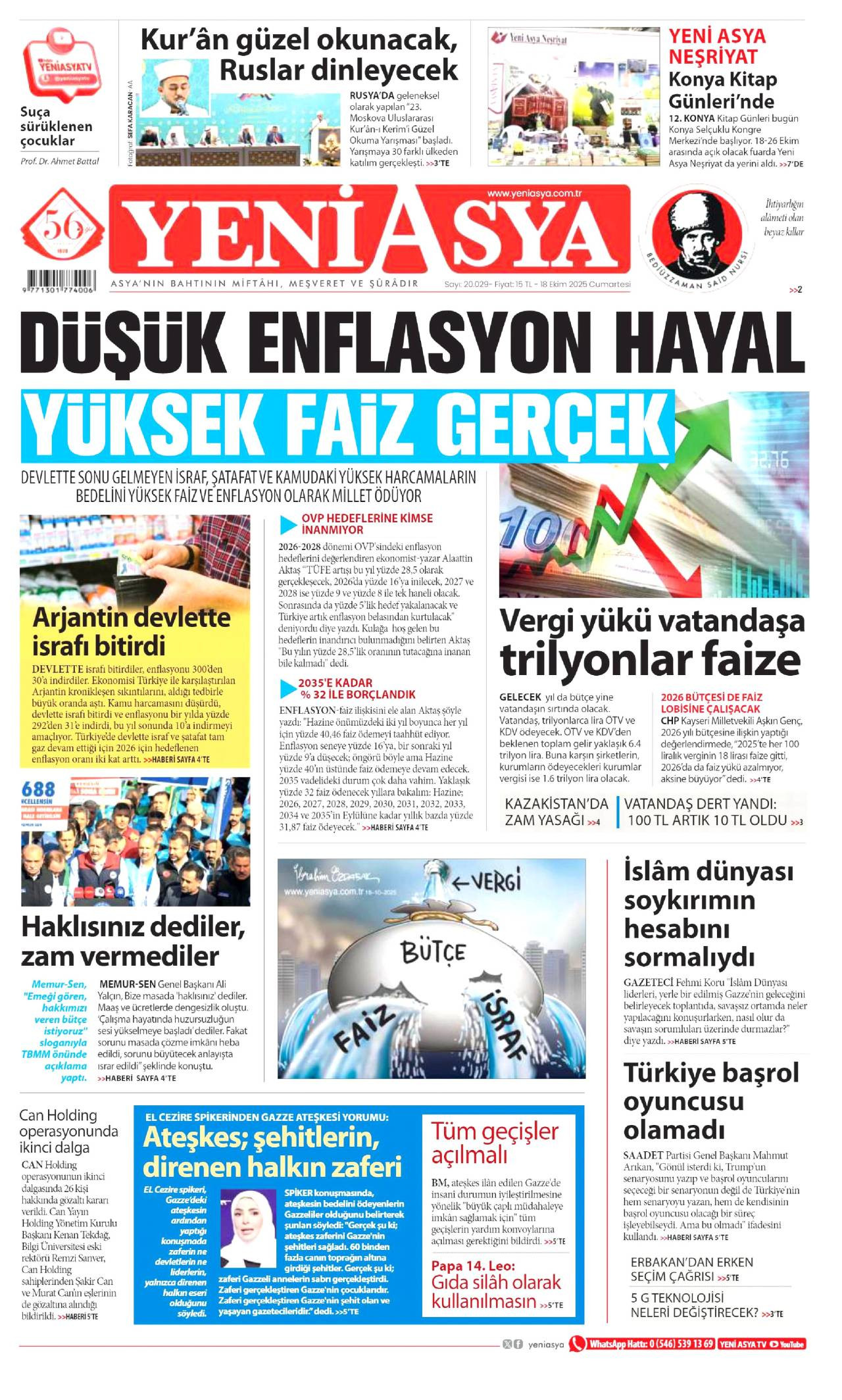 Yeni Asya gazetesi oku