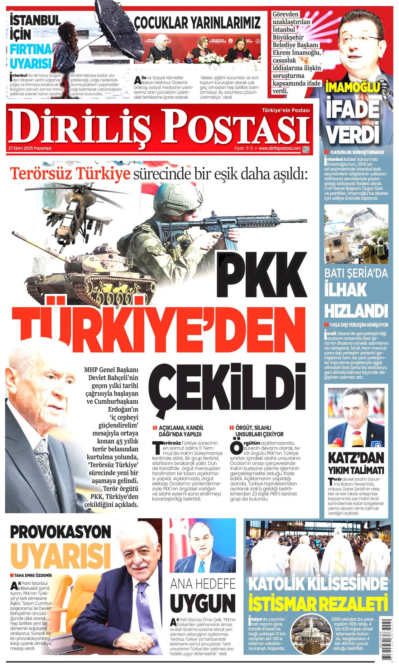 Diriliş Postası gazetesi oku