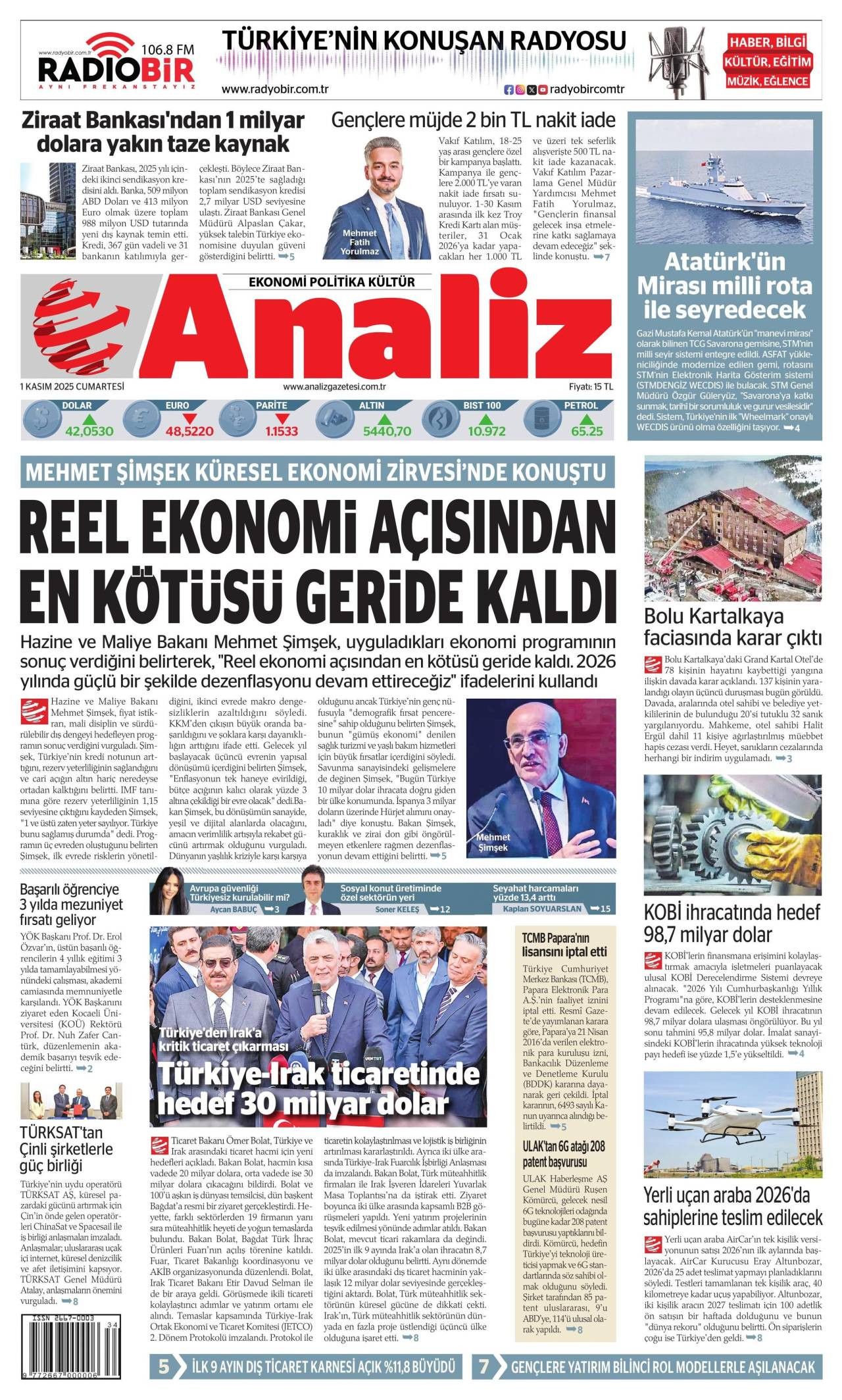 Analiz gazetesi oku