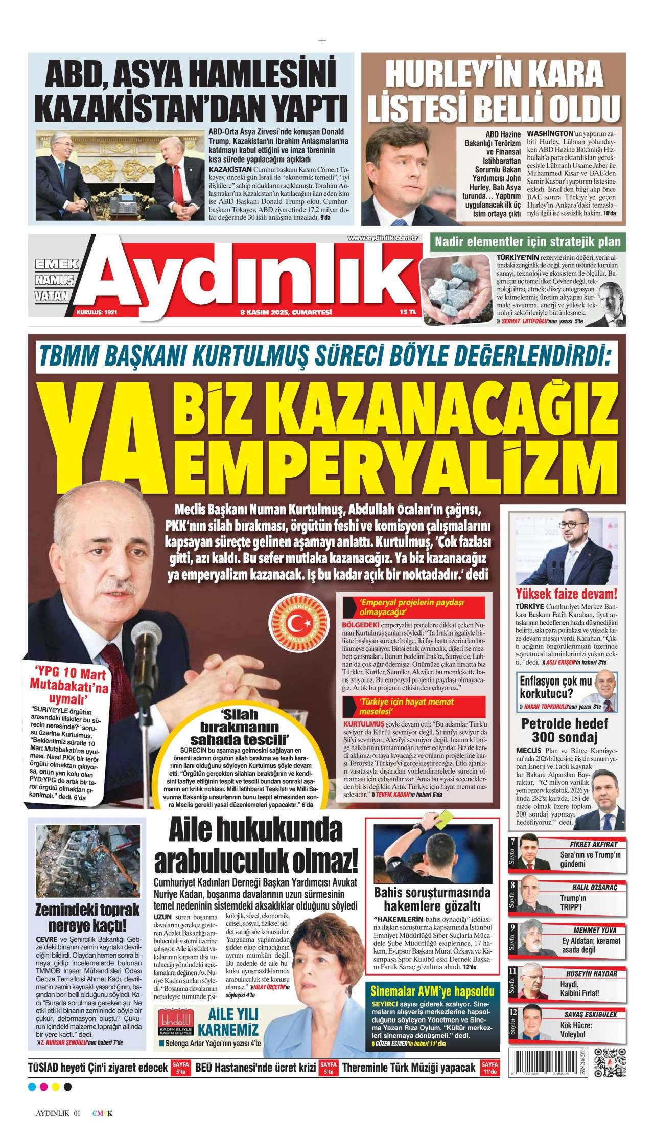 Aydınlık gazetesi oku