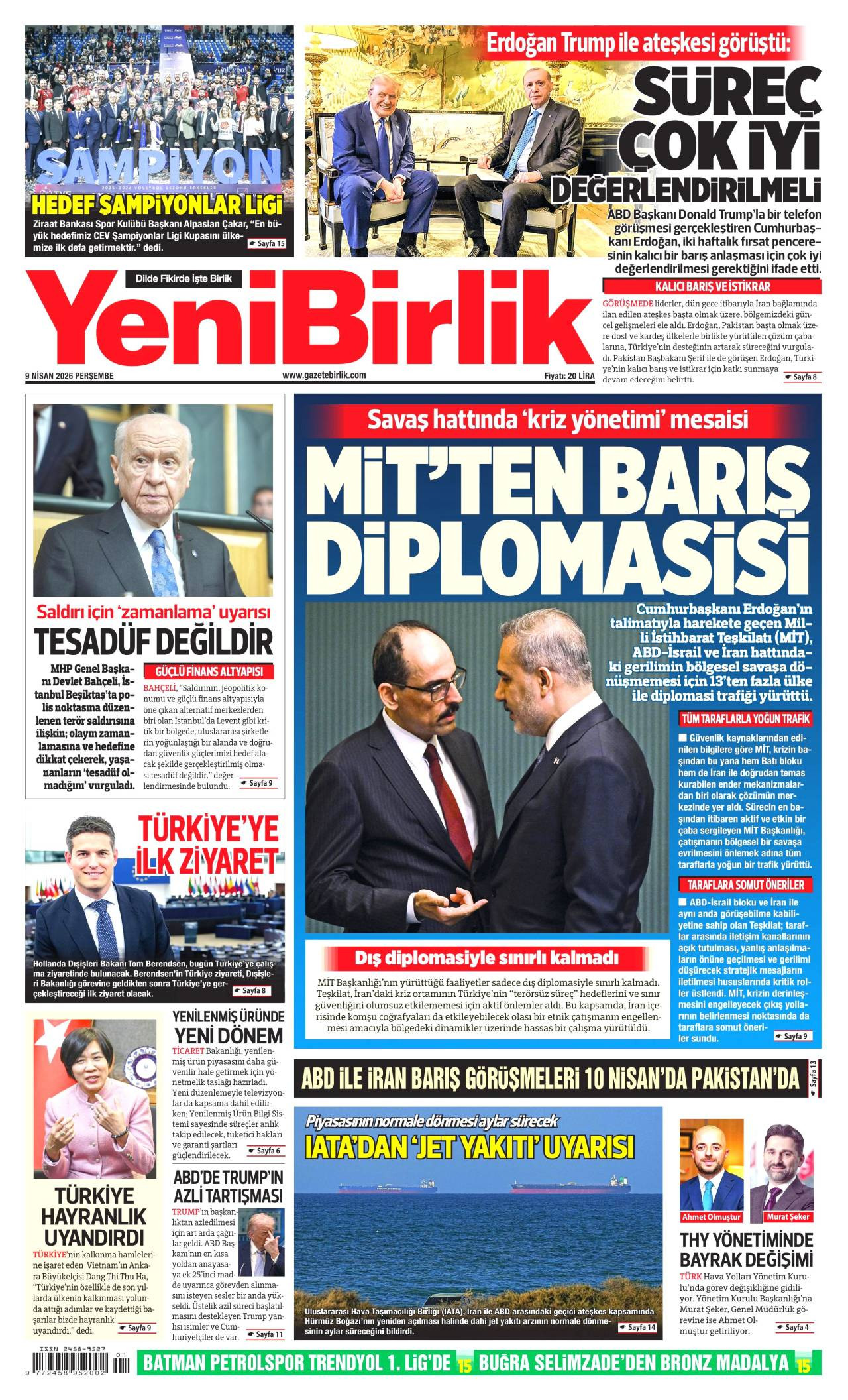 Yeni Birlik Gazetesi