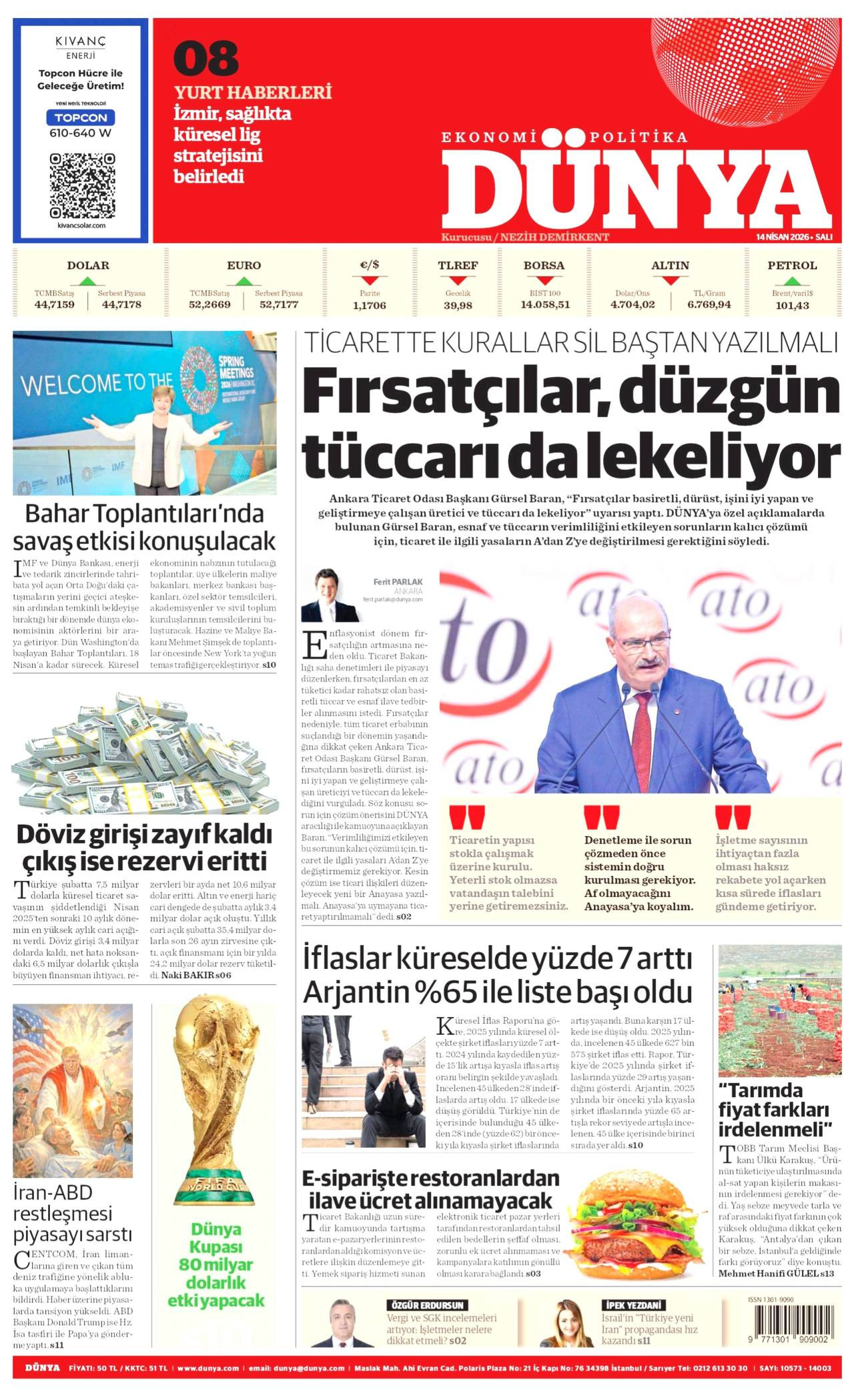 Dünya gazetesi 