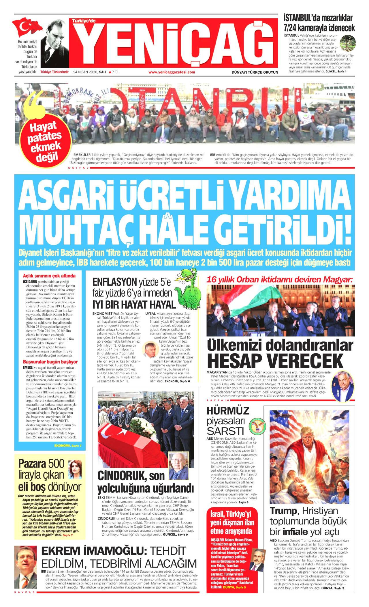 Yeniçağ gazetesi 