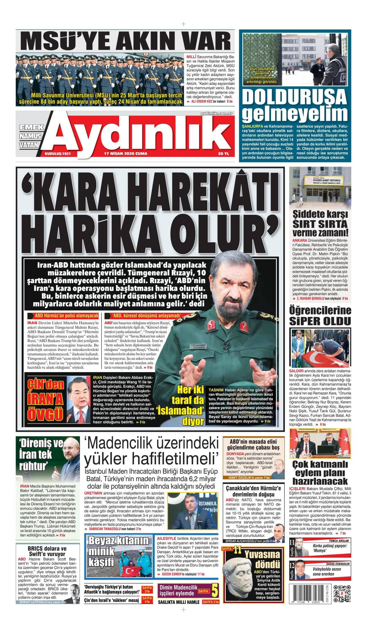 Aydınlık Gazetesi