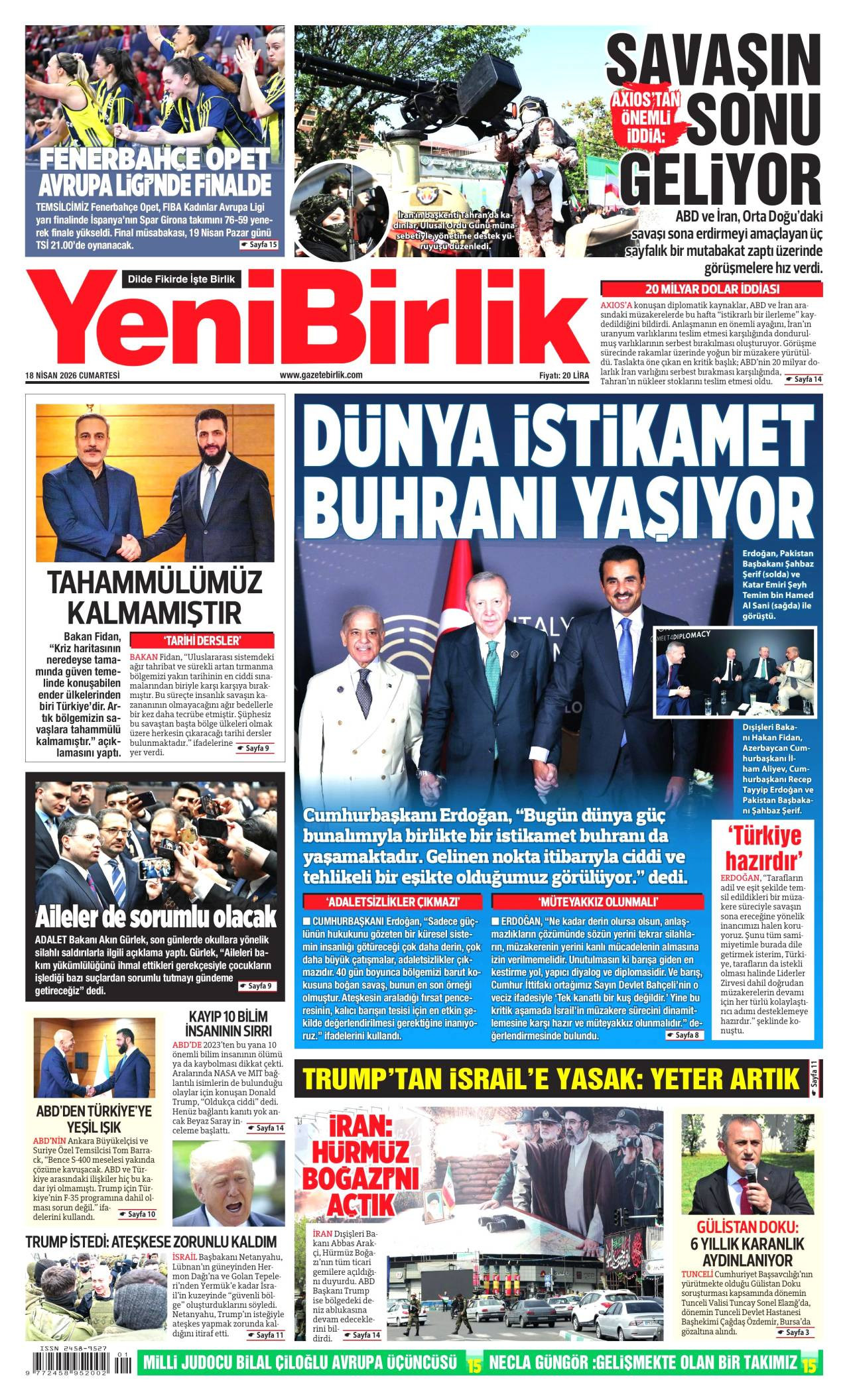 Yeni Birlik Gazetesi