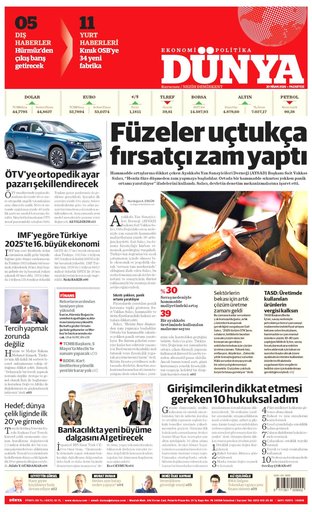 Dünya gazetesi 