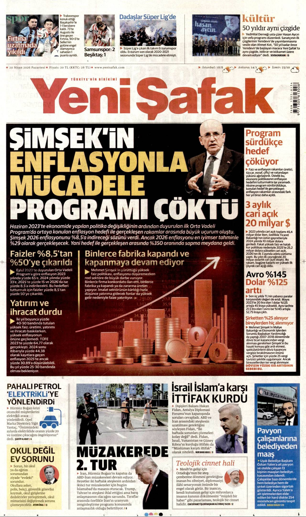 Yeni Şafak gazetesi 