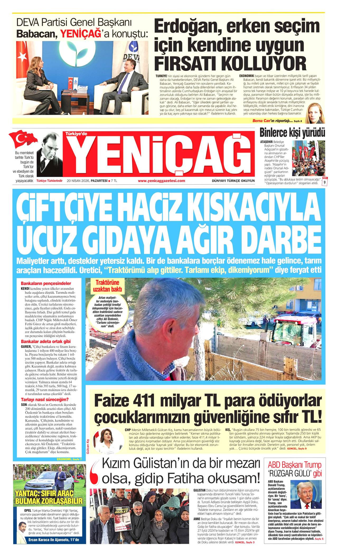 Yeniçağ gazetesi 