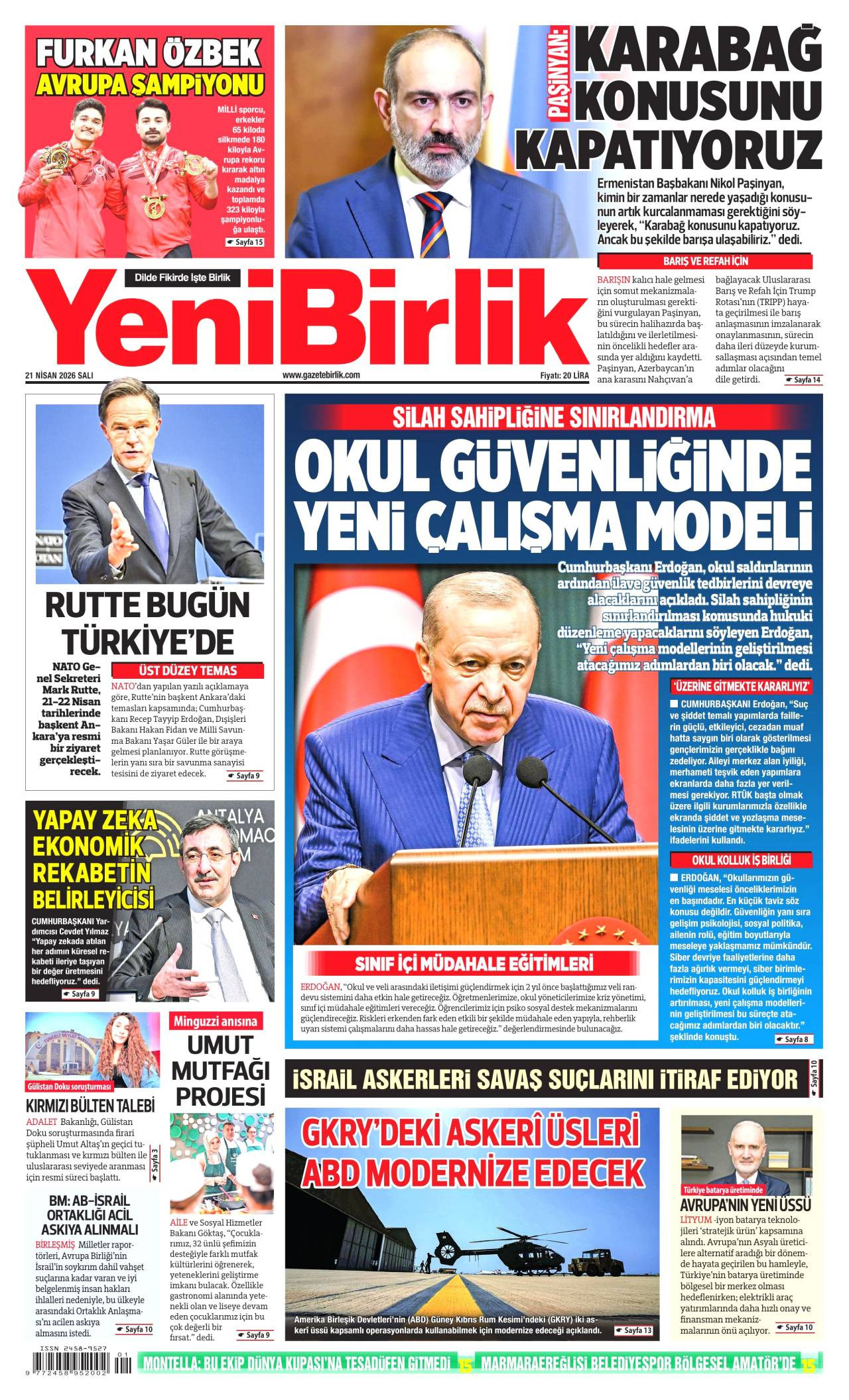 Yeni Birlik Gazetesi