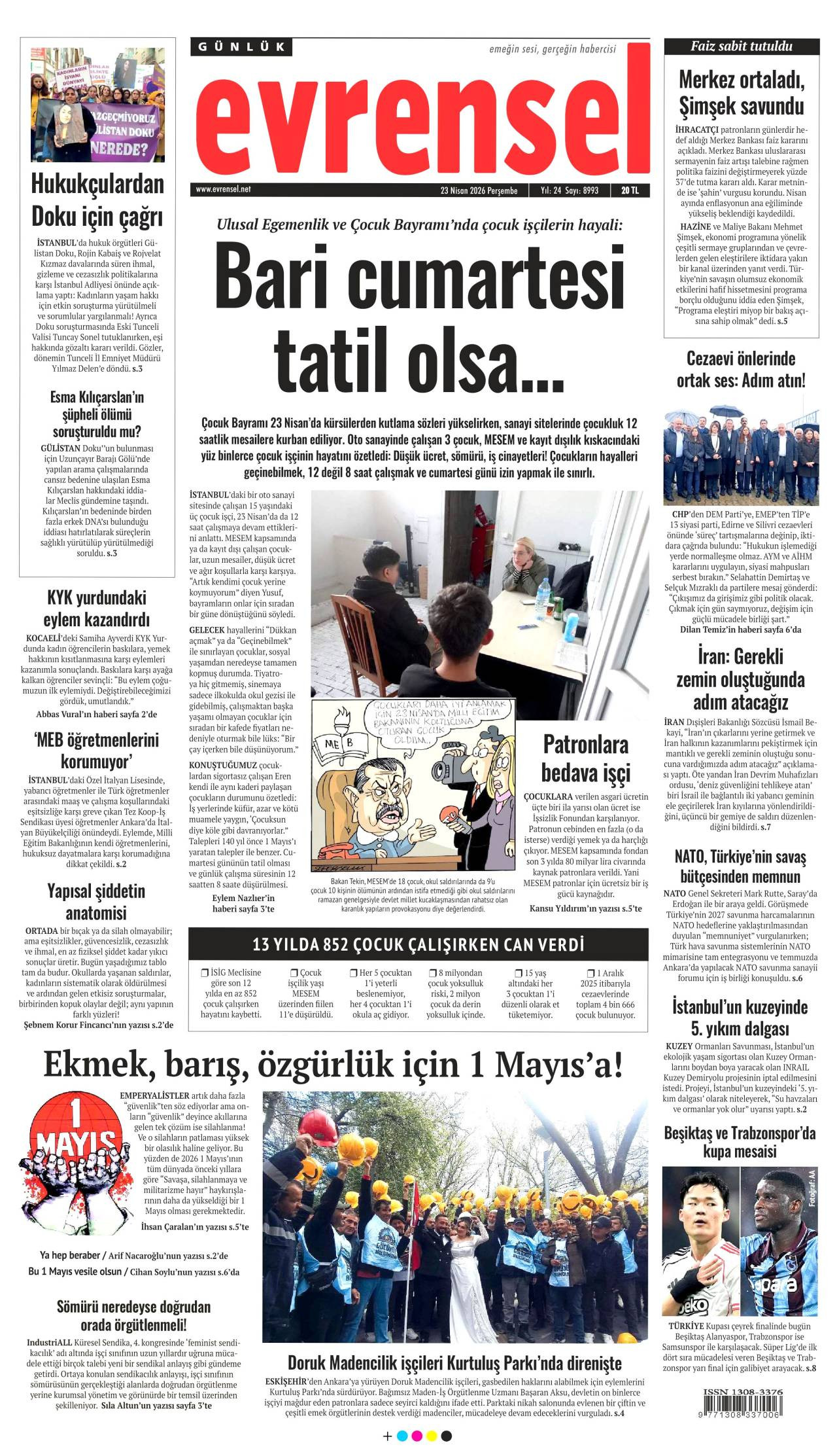Evrensel gazetesi 