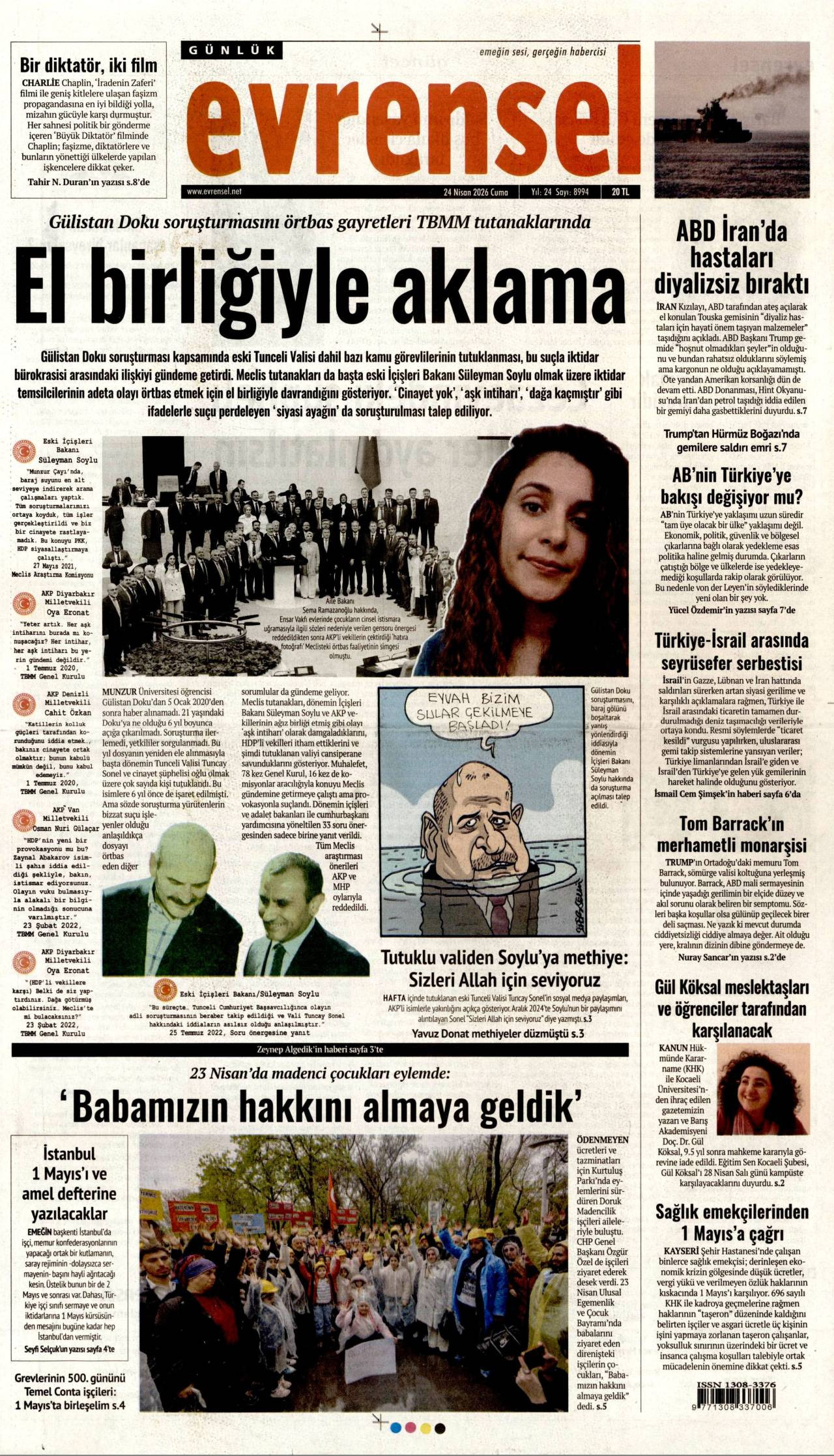 Evrensel gazetesi 