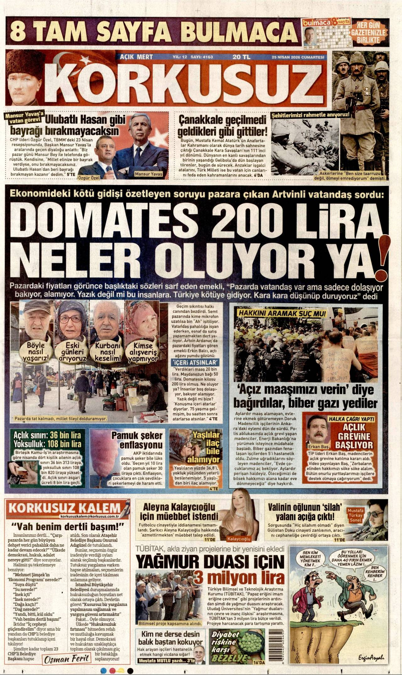 Korkusuz gazetesi 