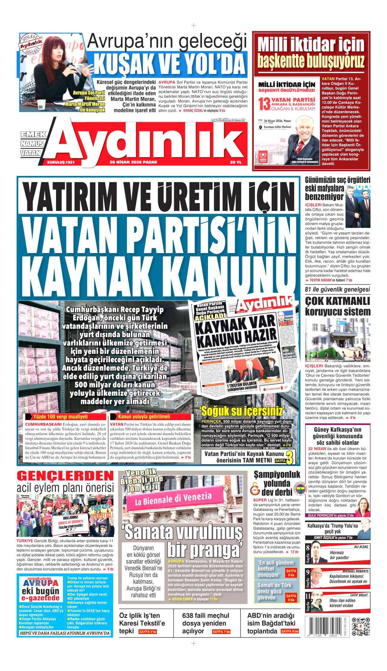 Aydınlık Gazetesi