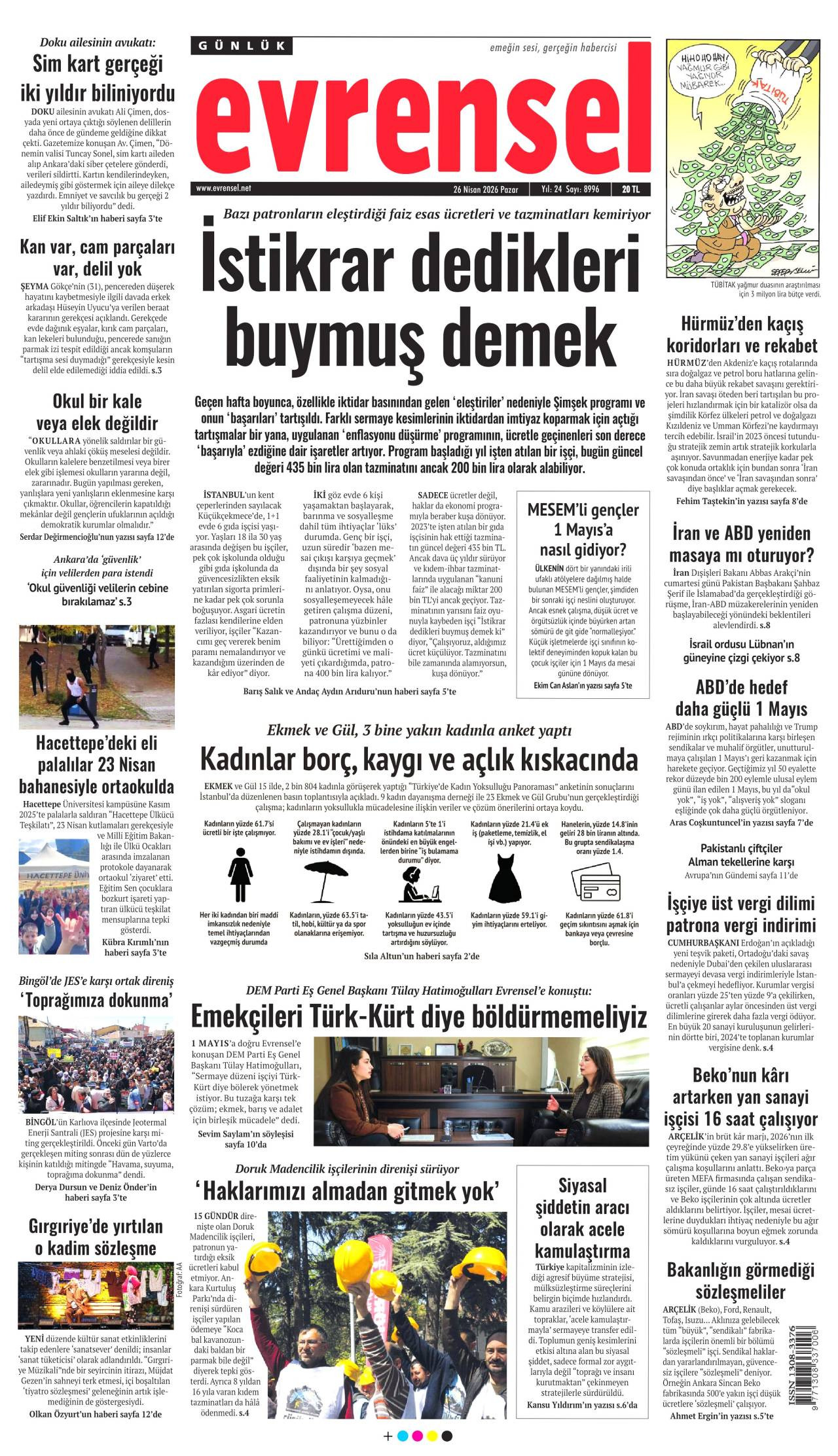 Evrensel gazetesi 