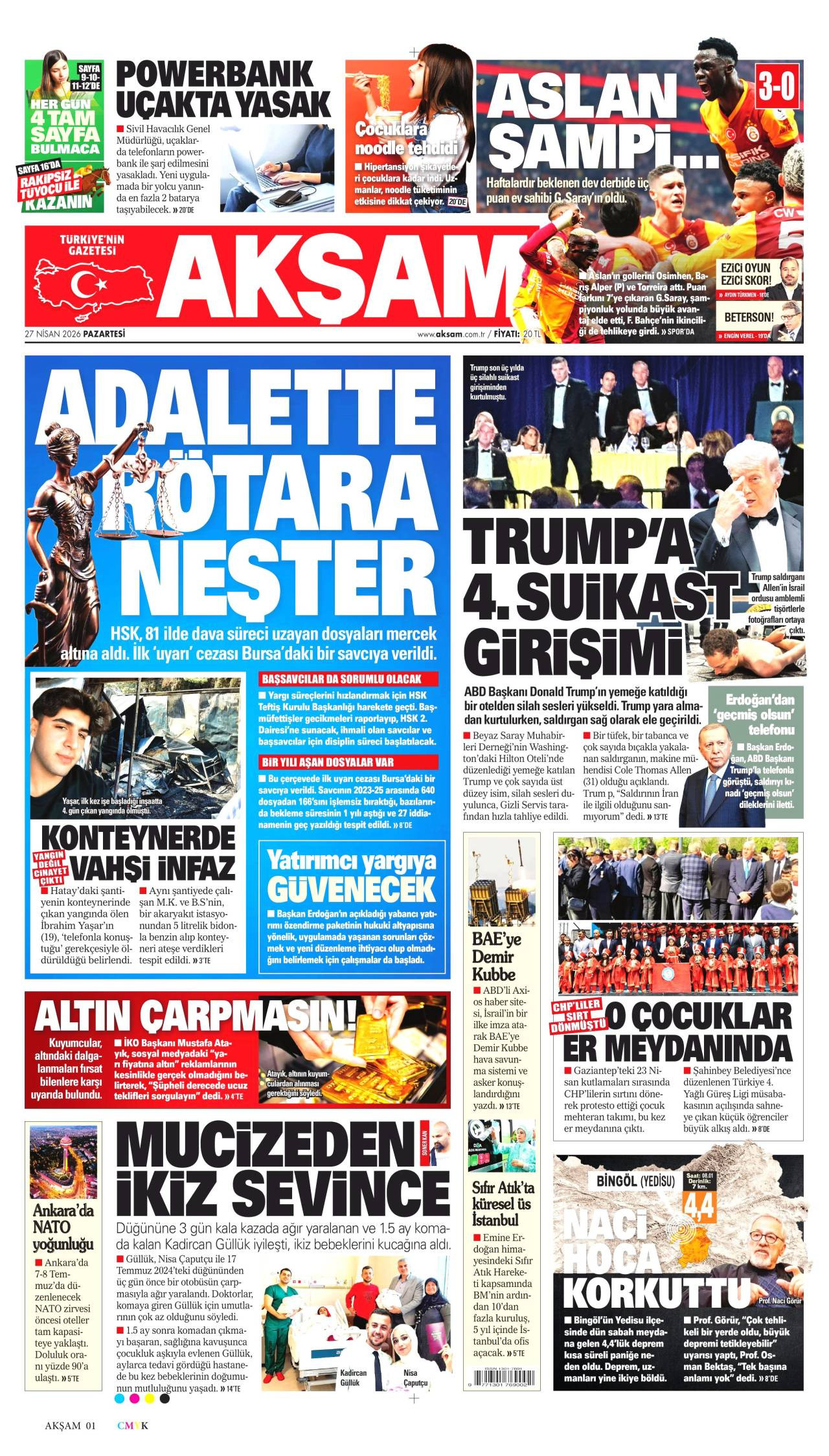 Akşam gazetesi 
