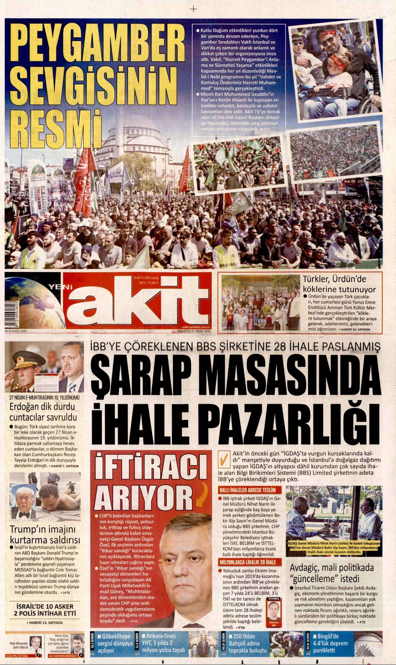 Yeni Akit gazetesi 