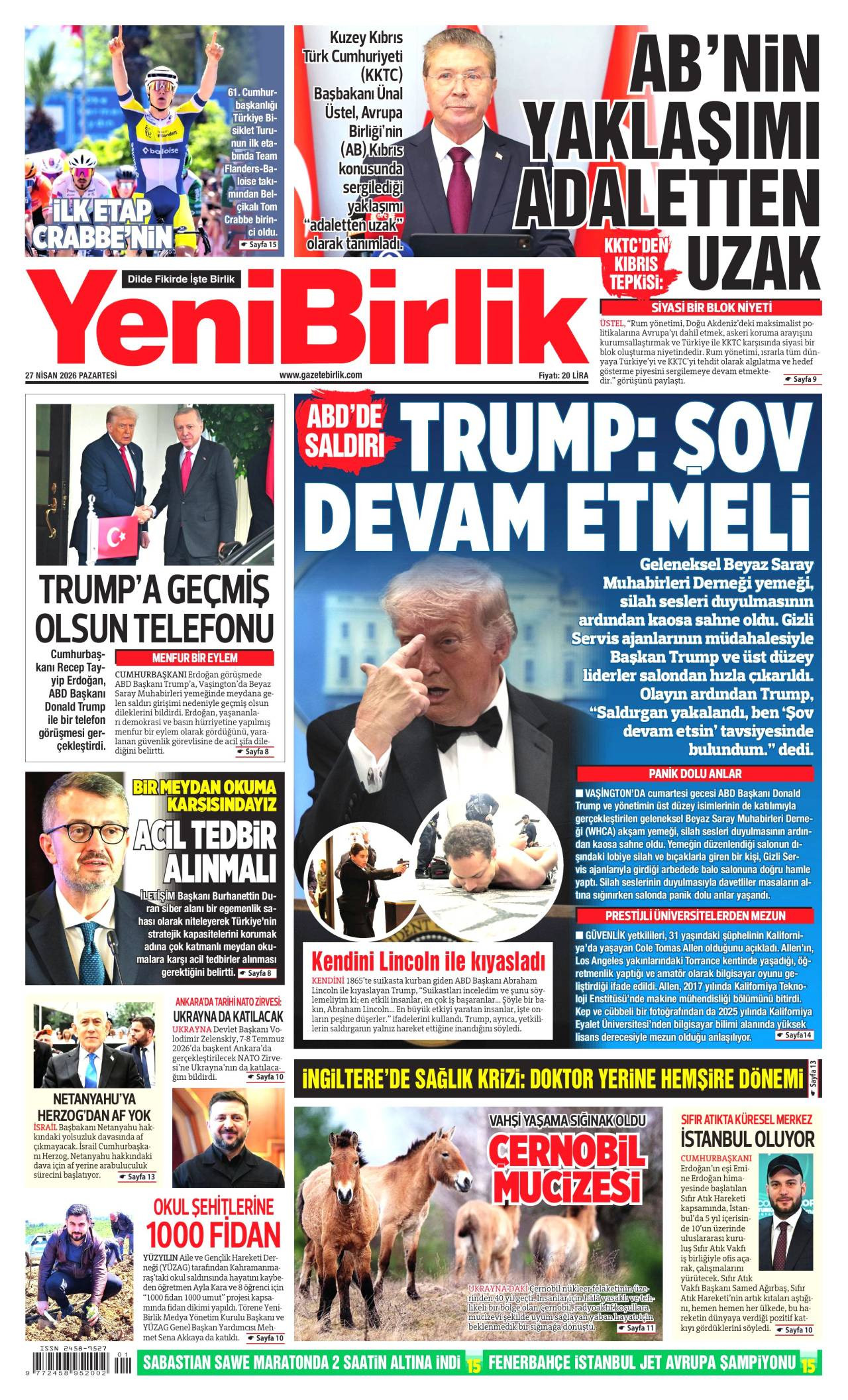 Yeni Birlik Gazetesi