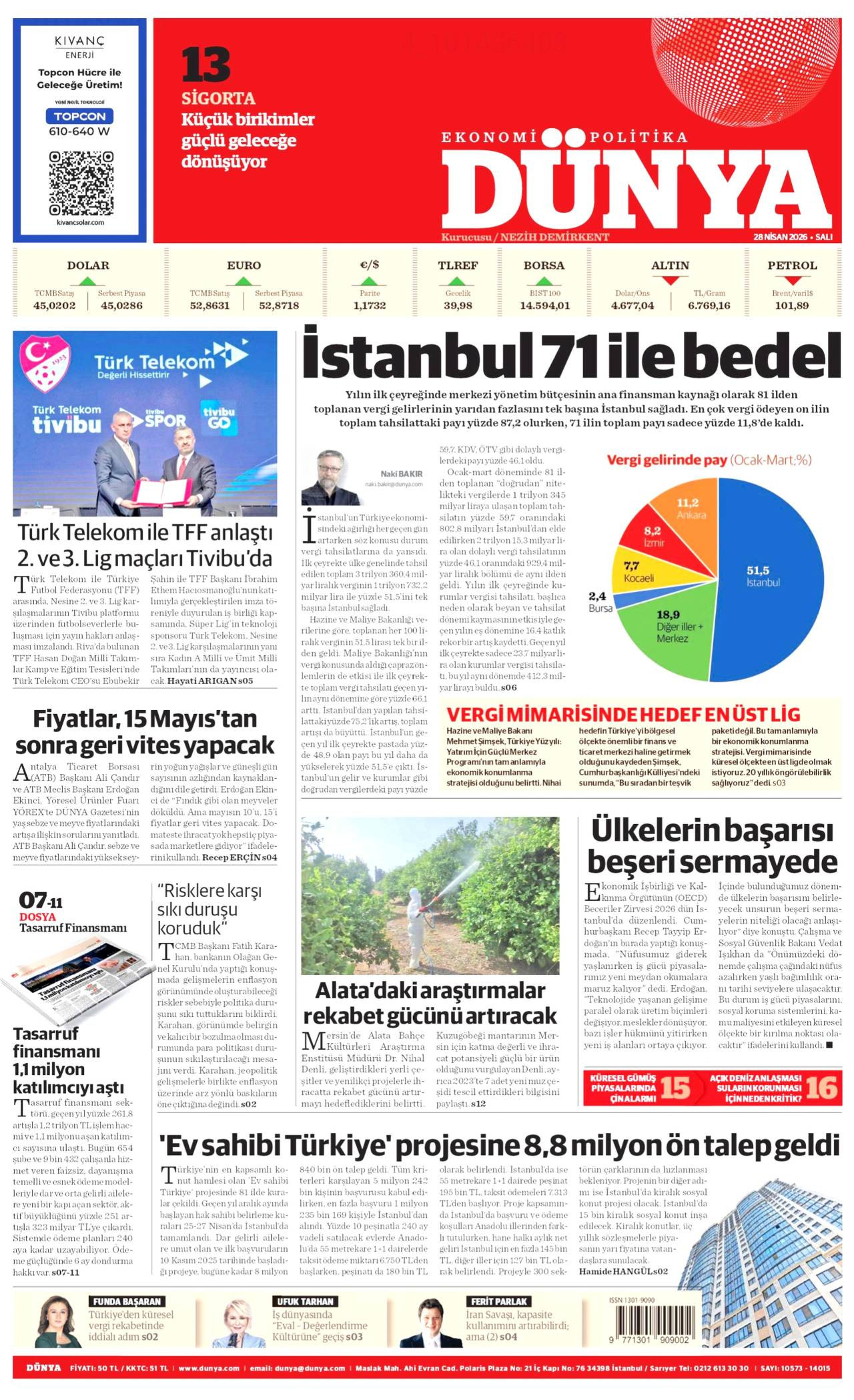 Dünya gazetesi 